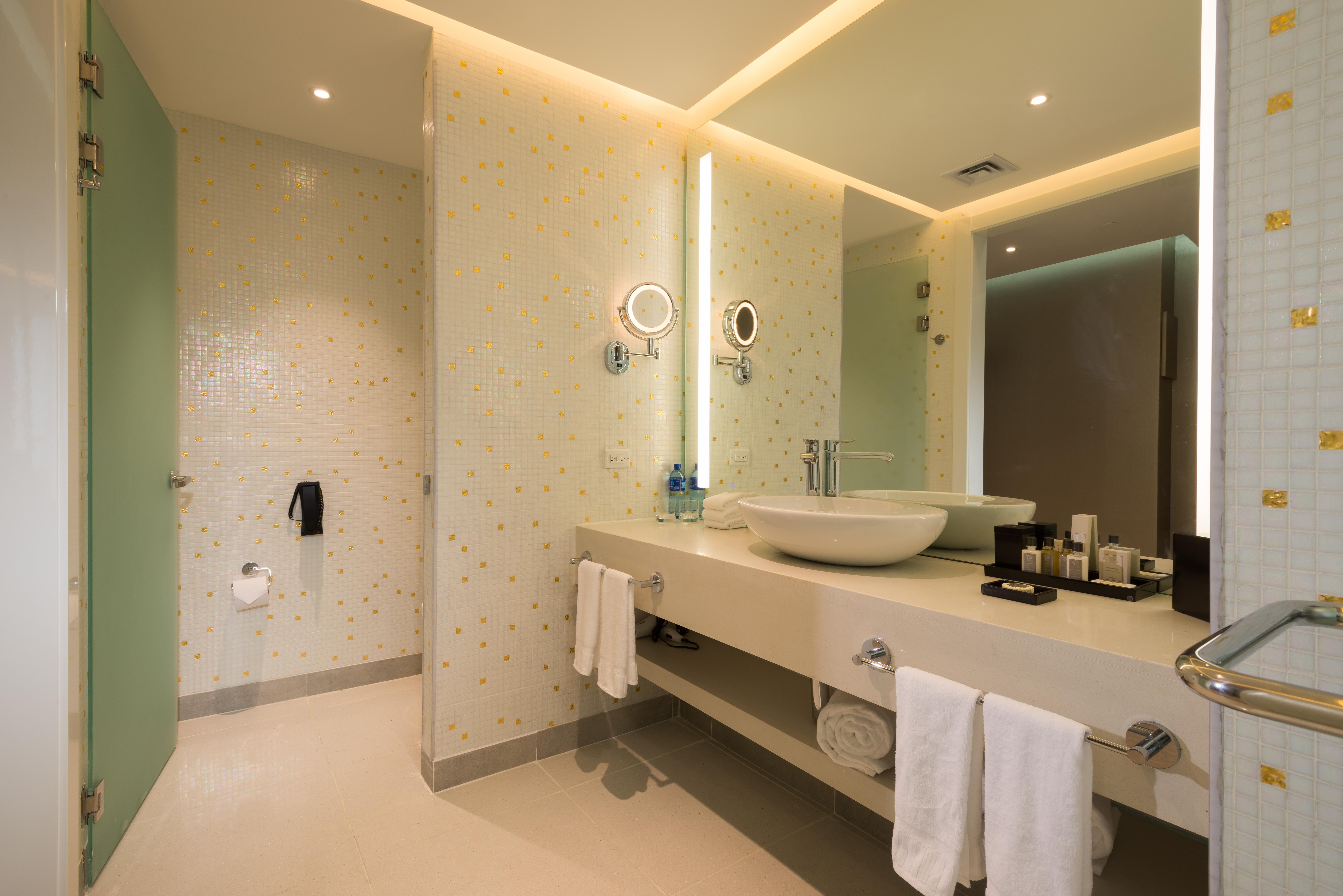 Hotel Las Americas Golden Tower Panama Exteriör bild Bathroom