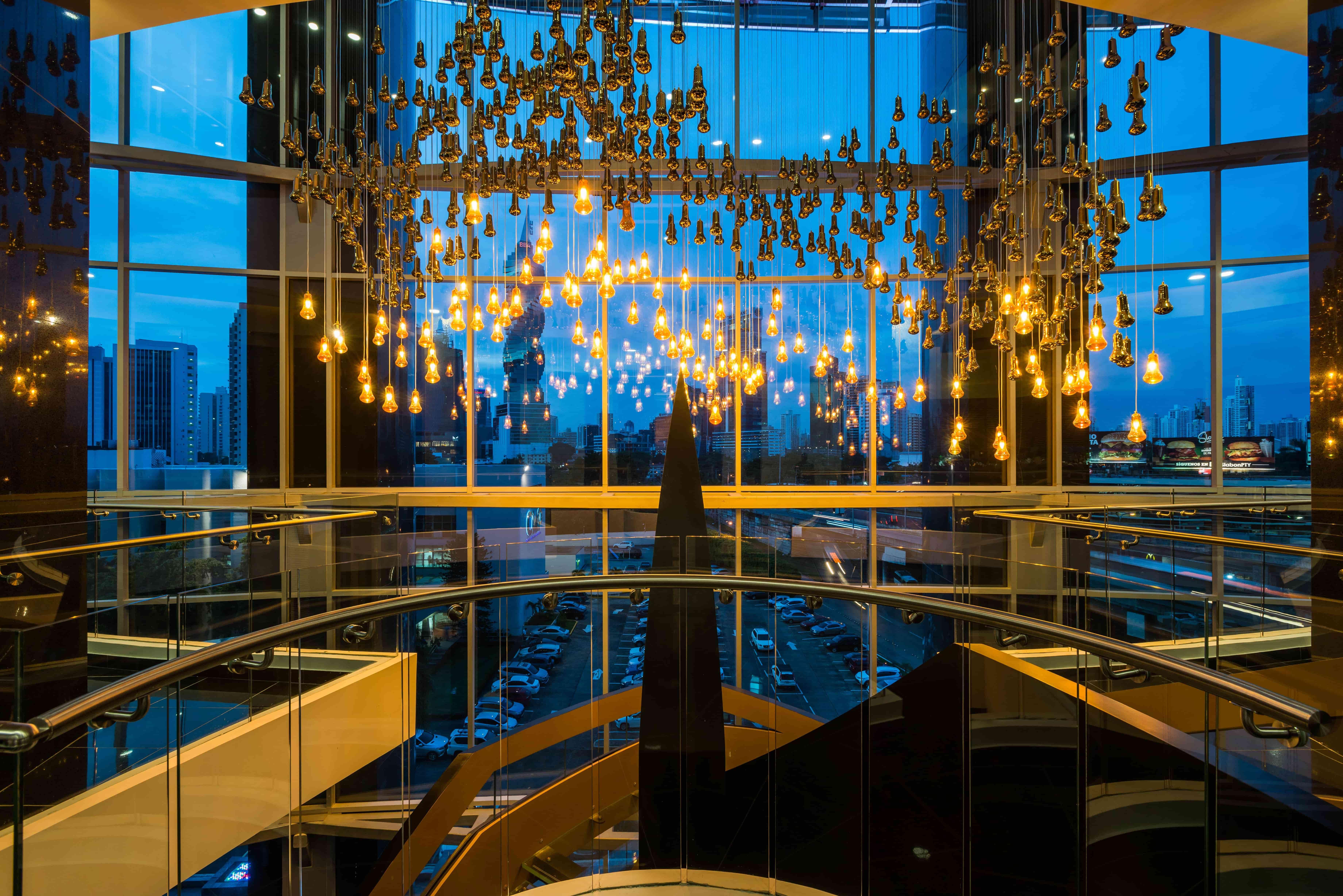 Hotel Las Americas Golden Tower Panama Exteriör bild The interior of the library