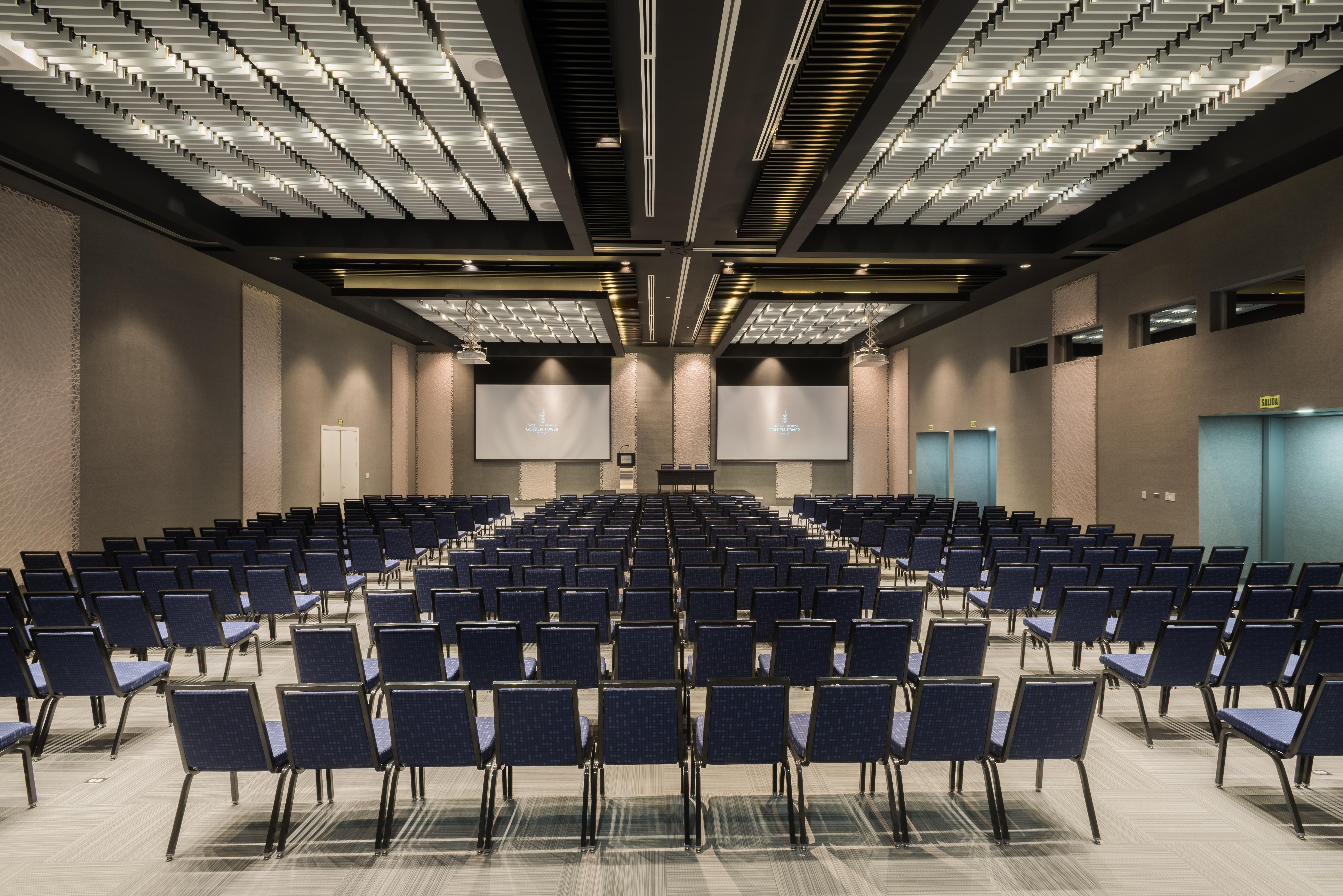Hotel Las Americas Golden Tower Panama Exteriör bild The 3D rendering of the 1,000-seat conference hall