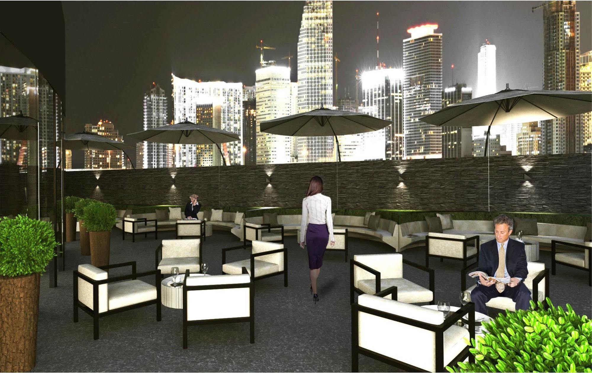 Hotel Las Americas Golden Tower Panama Exteriör bild The Sky Bar