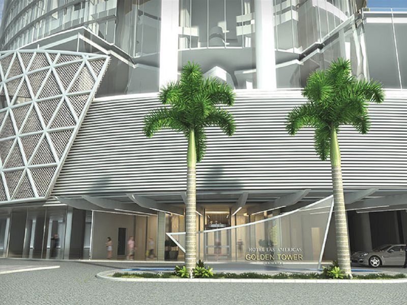 Hotel Las Americas Golden Tower Panama Exteriör bild The main entrance of the hotel
