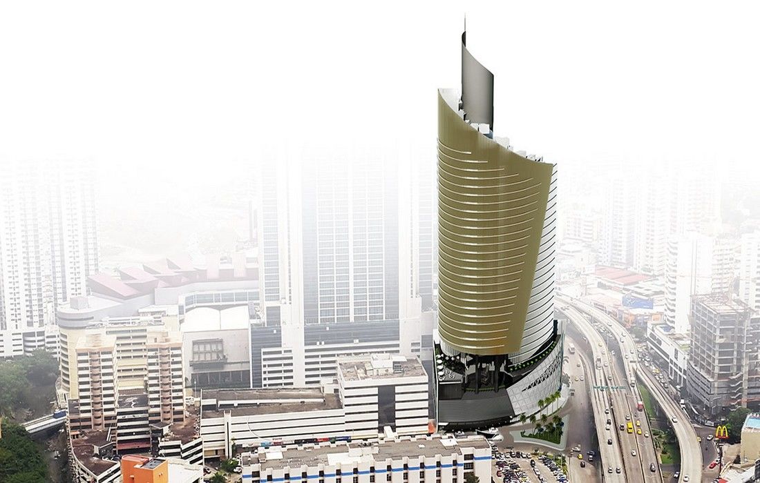 Hotel Las Americas Golden Tower Panama Exteriör bild The proposed tower