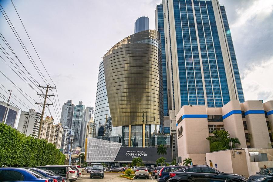 Hotel Las Americas Golden Tower Panama Exteriör bild The Golden Tower